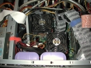 YS-Tech 80x80mm variable speed fan fan mounted above the Sunon 60x60 MLS fan inside