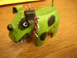 little green dog